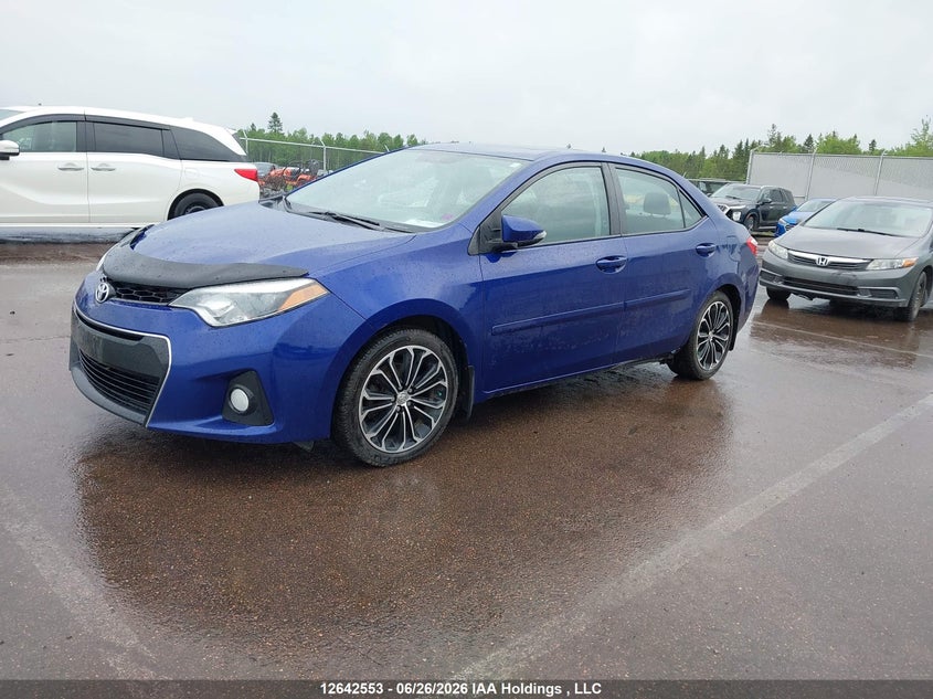2015 TOYOTA COROLLA SEDAN 1.8L I-4 DOHC, VVT, 132HP
