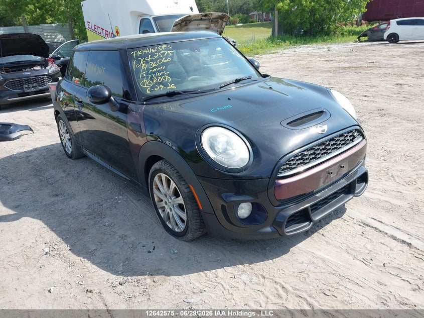 2015 Mini 3 Door Cooper S, Rear, IAAI, VIN WMWXP7C5XF2A36060