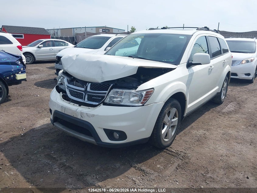 2012 Dodge Journey, Front, IAAI, VIN 3C4PDCCG6CT251853 — photo 2