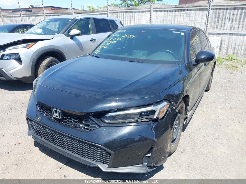 2025 Honda Civic, Right Side, IAAI, VIN 2HGFE4F89SH014107 — photo 2