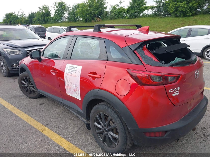 Vin: jm1dkbc73g0105173, lot: 3043661, mazda cx-3 gs 20163