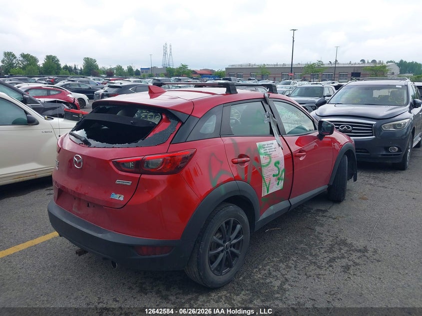 Vin: jm1dkbc73g0105173, lot: 3043661, mazda cx-3 gs 20164