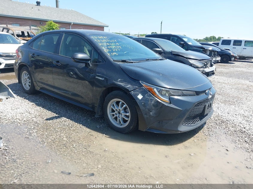 Vin: jtdbamde1mj033334, lot: 3043683, toyota corolla hybrid base w/li battery 2021 img_1
