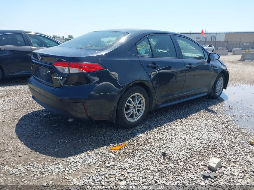Vin: jtdbamde1mj033334, lot: 3043683, toyota corolla hybrid base w/li battery 20214