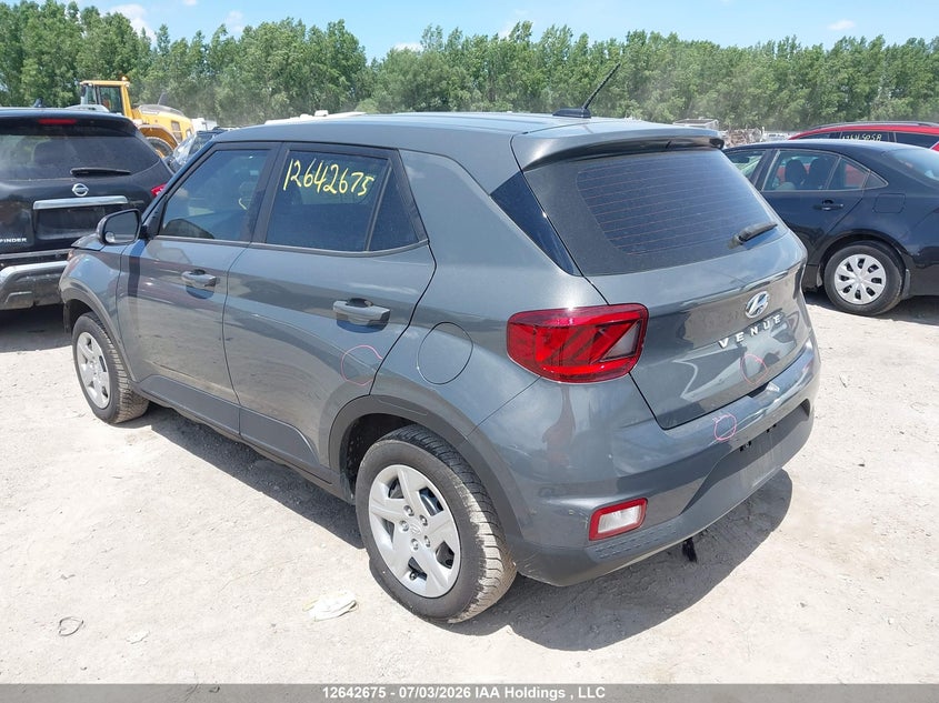 Vin: kmhrb8a32su348561, lot: 3043764, hyundai venue essential 20253