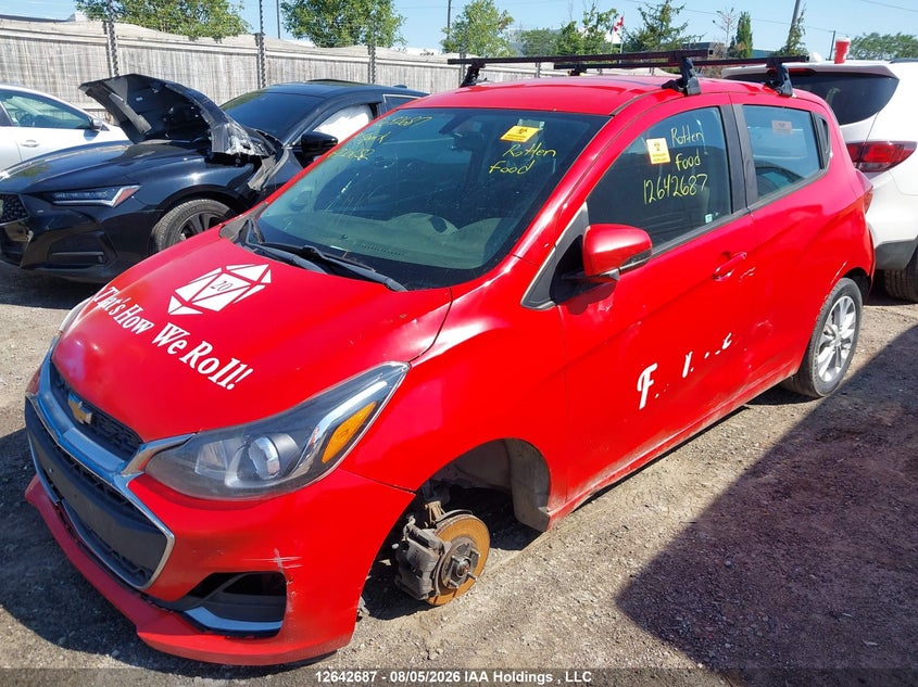 Vin: kl8cc6sa4kc720652, lot: 3043776, chevrolet spark 1lt manual 20192