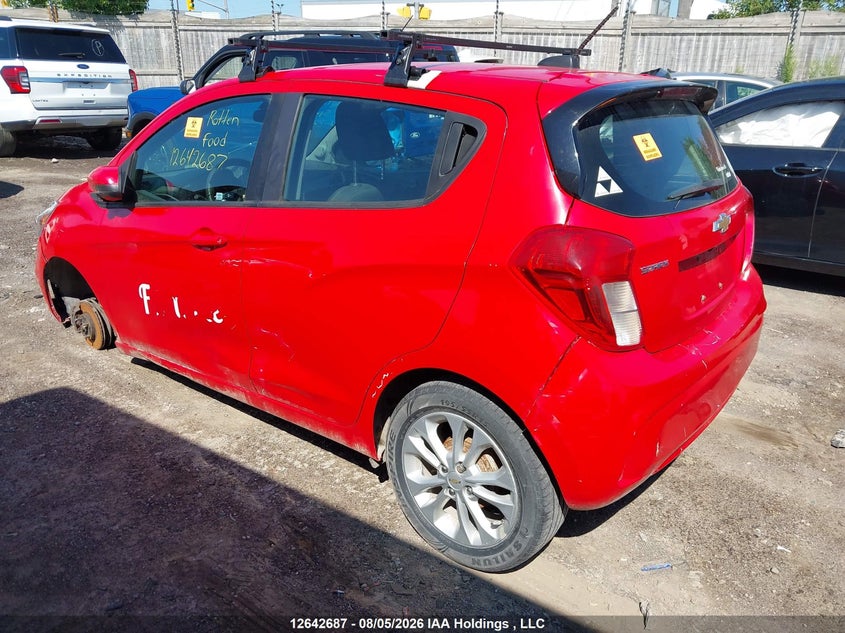 Vin: kl8cc6sa4kc720652, lot: 3043776, chevrolet spark 1lt manual 20193