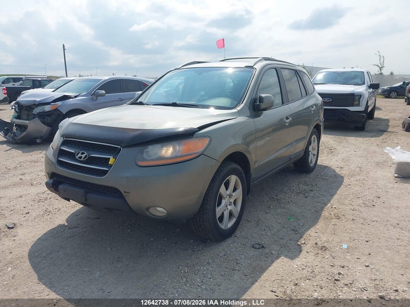 2008 Hyundai Santa Fe, Удар ззаду, IAAI, VIN 5NMSH73E98H222758 — фото 2