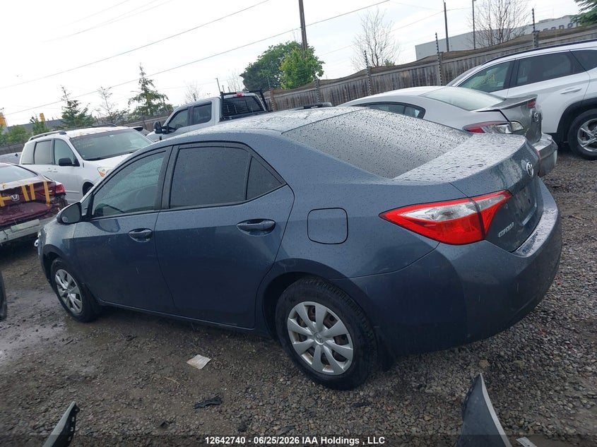 2014 TOYOTA COROLLA SEDAN 1.8L I-4 DOHC, VVT, 132HP