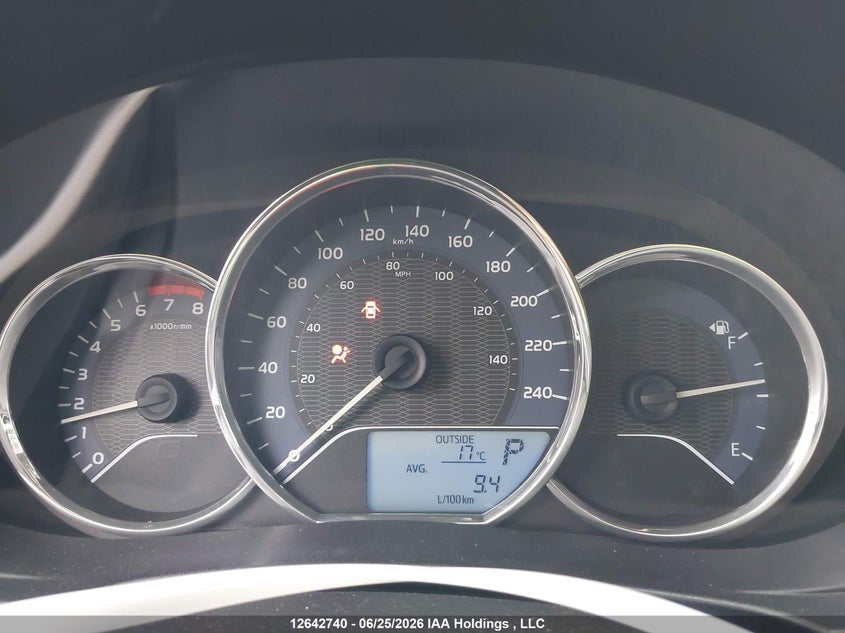 2014 TOYOTA COROLLA SEDAN 1.8L I-4 DOHC, VVT, 132HP
