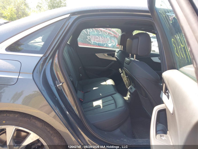 2023 AUDI A4 SEDAN 2.0L I-4 DI, DOHC, VVT, TURBO, 261HP