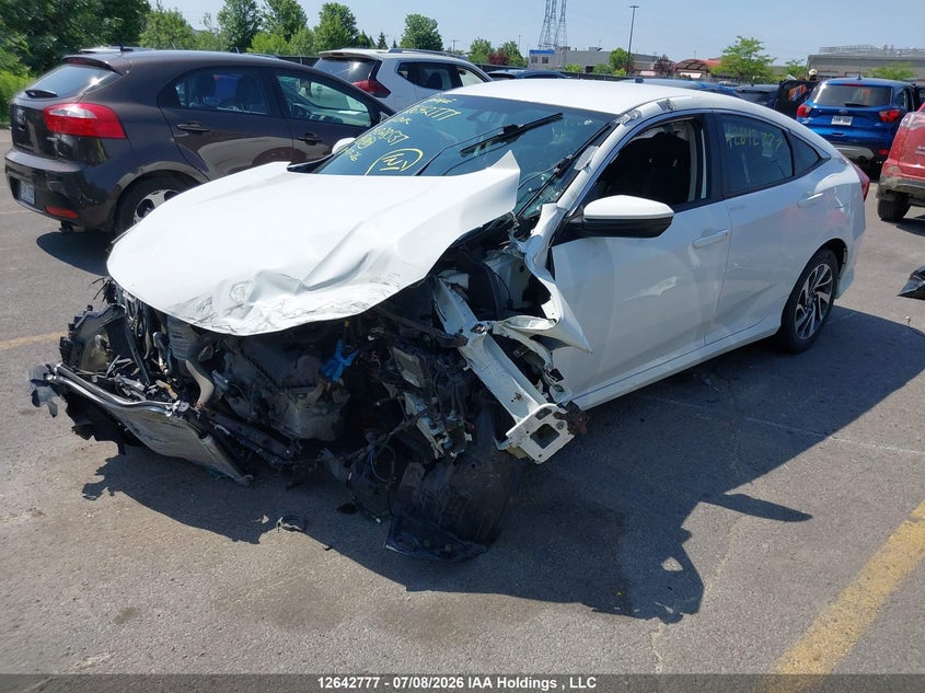 Vin: 2hgfc2e54gh028537, lot: 3043869, honda civic lx 20162