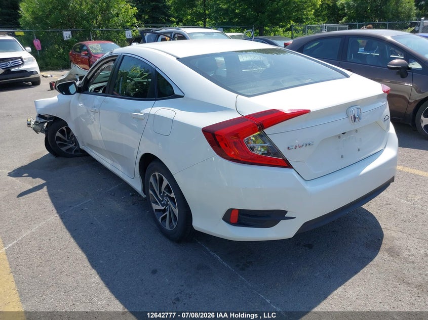 Vin: 2hgfc2e54gh028537, lot: 3043869, honda civic lx 20163