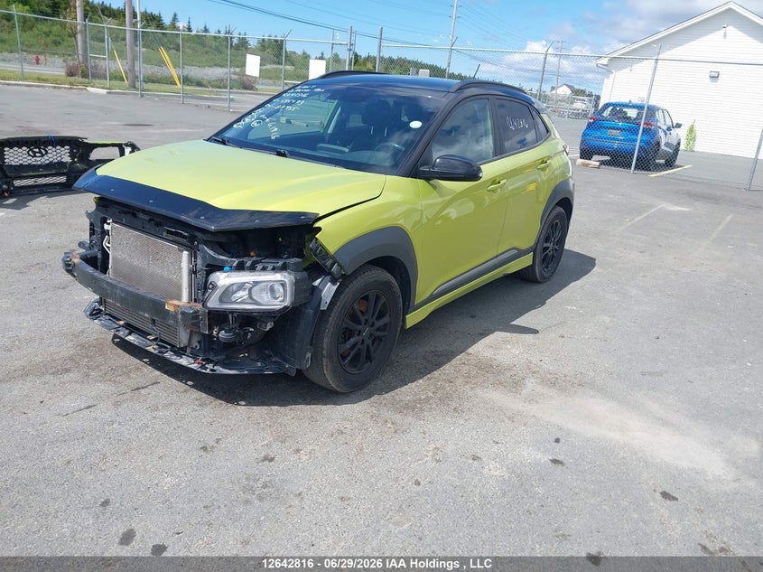 2020 Hyundai Kona Trend Awd With Urban Edition Package, Front, IAAI, VIN KM8K3CA50LU585473 — photo 2