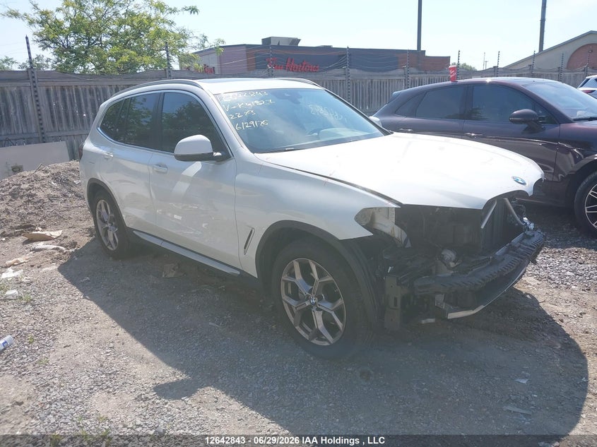 2022 BMW X3 SPORT UTILITY VEHICLE 2.0L I-4 DI, DOHC, VVT, TURBO, 248HP