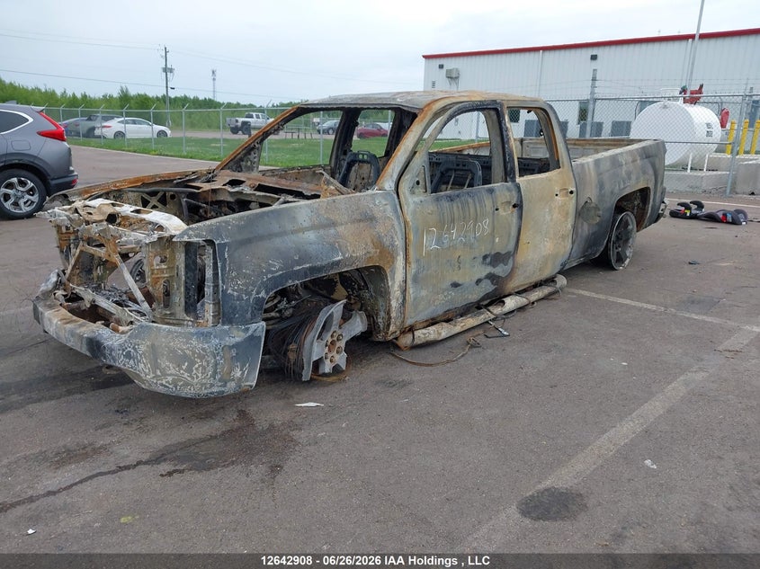 2018 Chevrolet Silverado, Total Burn, IAAI, VIN 1GCVKPEC3JZ172497 — photo 2