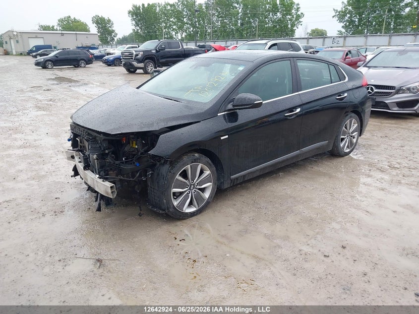 Vin: kmhc05lc3hu048480, lot: 3044024, hyundai ioniq hybrid limited 20172