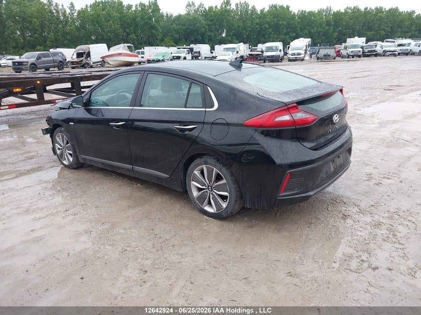 Vin: kmhc05lc3hu048480, lot: 3044024, hyundai ioniq hybrid limited 20173