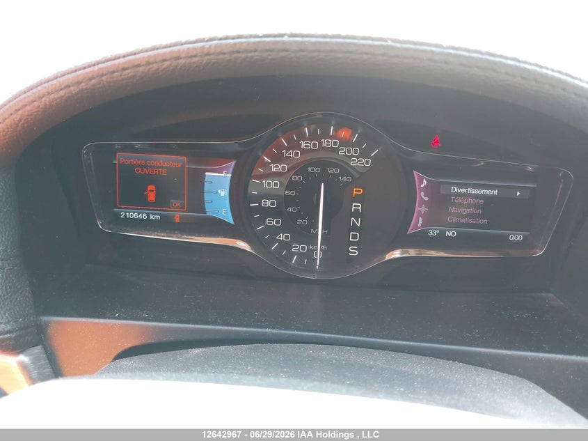 2013 LINCOLN MKX SPORT UTILITY VEHICLE 3.7L V-6 DOHC, VVT, 305HP