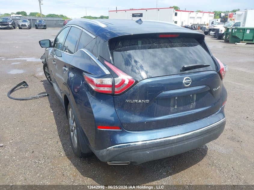 Vin: 5n1az2mh0gn140774, lot: 3044102, nissan murano s/sl/sv/platinum 20163