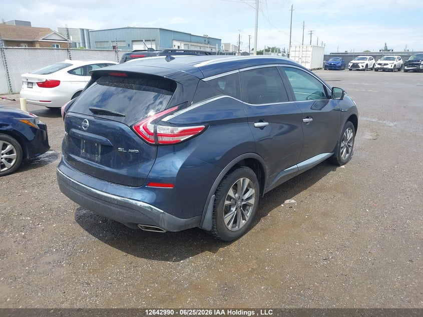 Vin: 5n1az2mh0gn140774, lot: 3044102, nissan murano s/sl/sv/platinum 20164