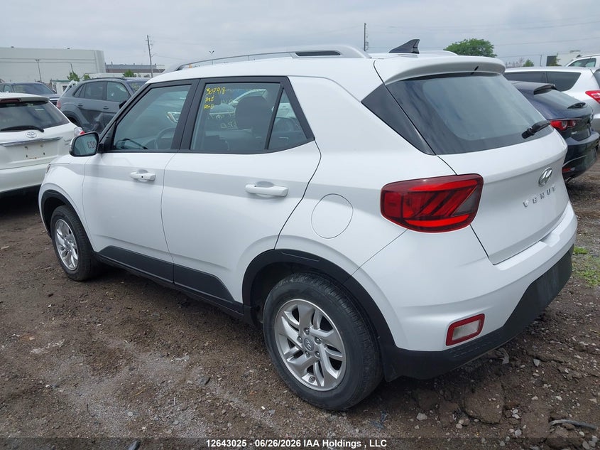 Vin: kmhrc8a36mu129246, lot: 3044137, hyundai venue preferred 20213