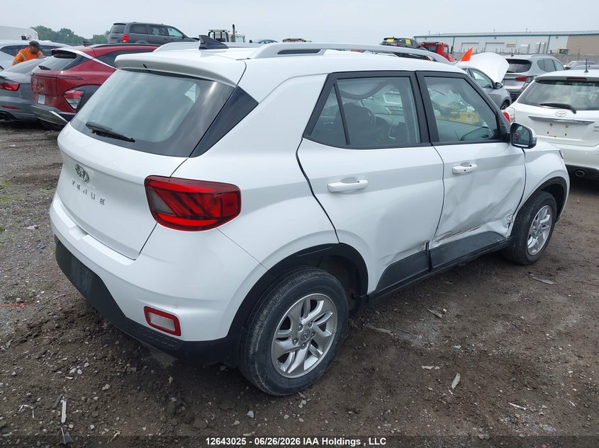 Vin: kmhrc8a36mu129246, lot: 3044137, hyundai venue preferred 20214