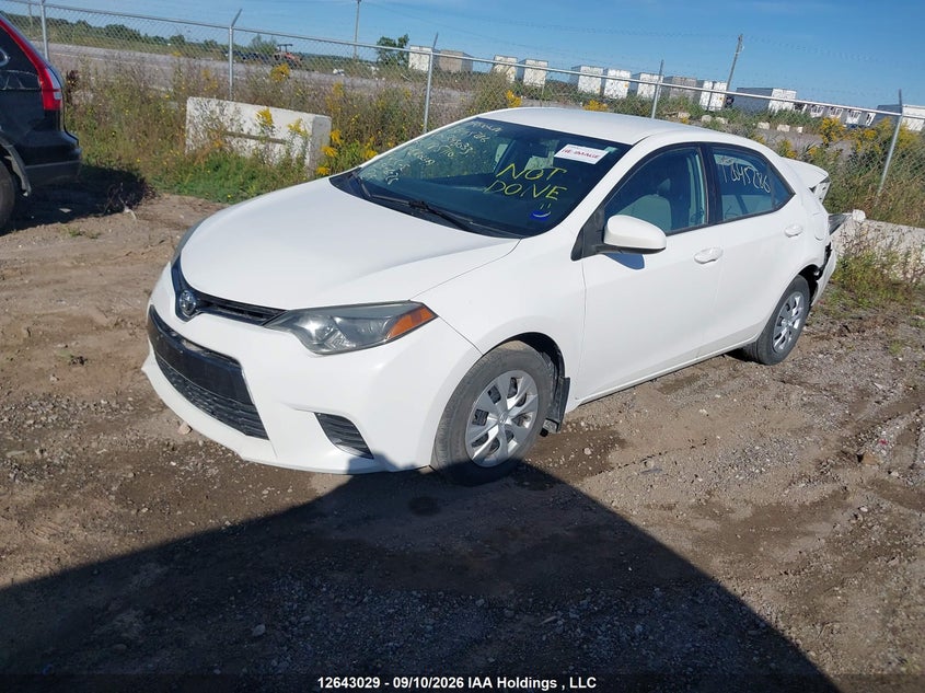 Vin: 2t1bprhe0fc348033, lot: 3044141, toyota corolla le eco/le eco technology 20152