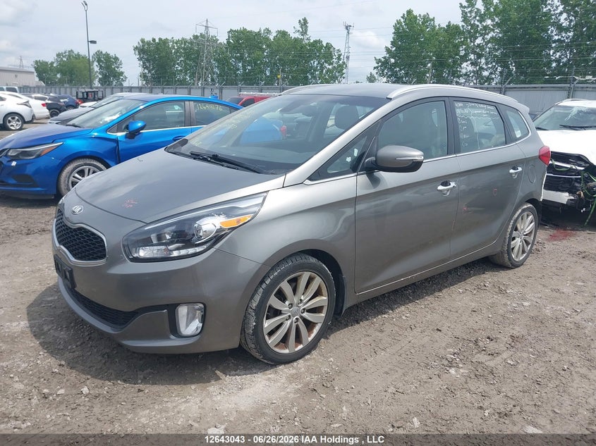 2014 Kia Rondo, Удар сзади, IAAI, VIN KNAHU8A38E7071537 — фото 2