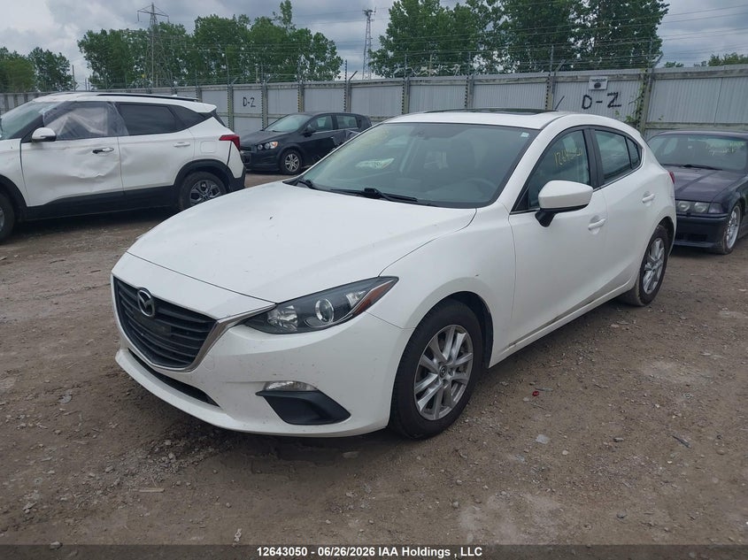 Vin: 3mzbm1l75gm252780, lot: 3044162, mazda 3 touring 20162