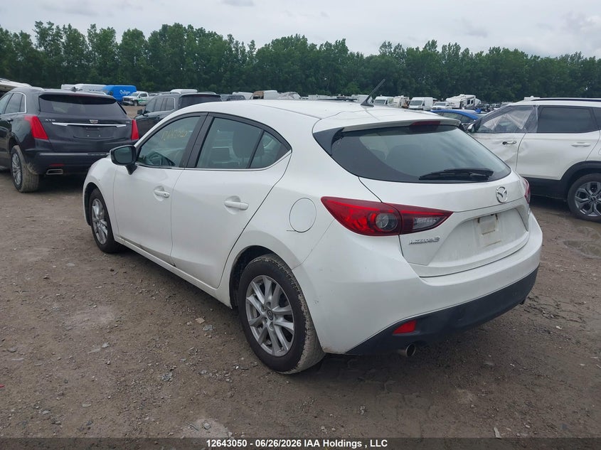 Vin: 3mzbm1l75gm252780, lot: 3044162, mazda 3 touring 20163