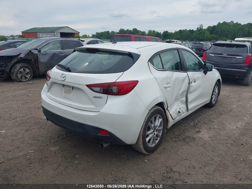 Vin: 3mzbm1l75gm252780, lot: 3044162, mazda 3 touring 20164