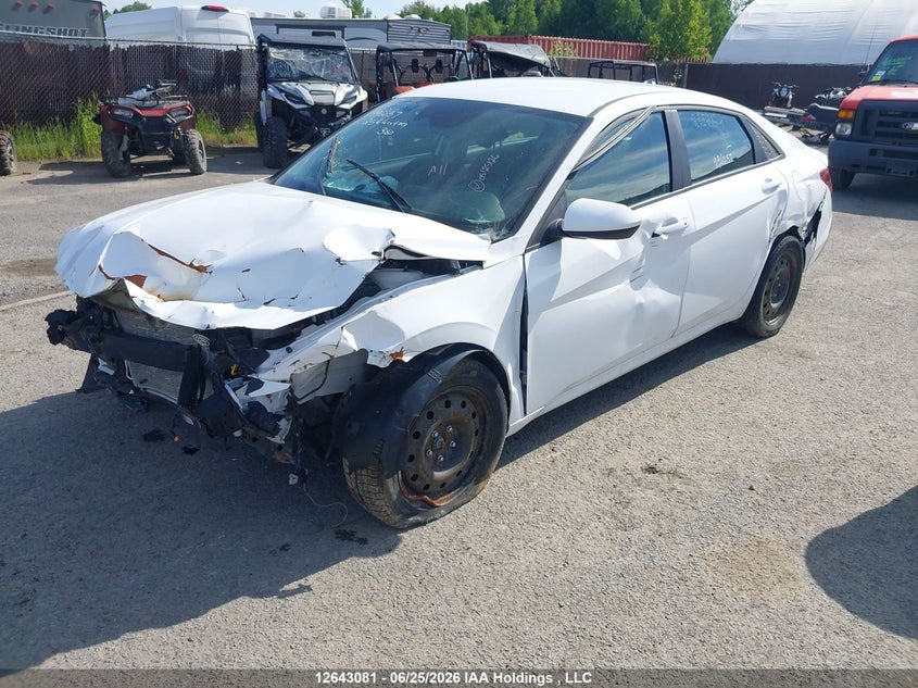 2025 Hyundai Elantra Preferred, Front, IAAI, VIN KMHLM4DGXSU996057 — photo 2