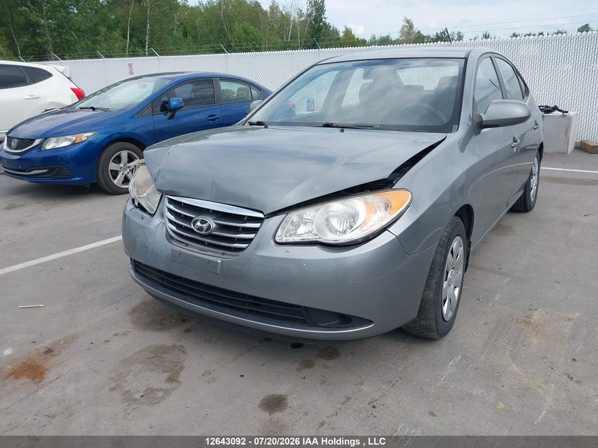 2010 Hyundai Elantra Gl, Front, IAAI, VIN KMHDU4BD0AU148474 — photo 2