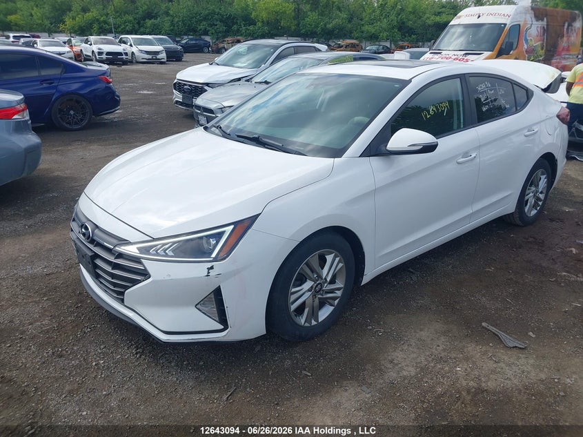 2020 Hyundai Elantra, Удар ззаду, IAAI, VIN KMHD84LF9LU004591 — фото 2