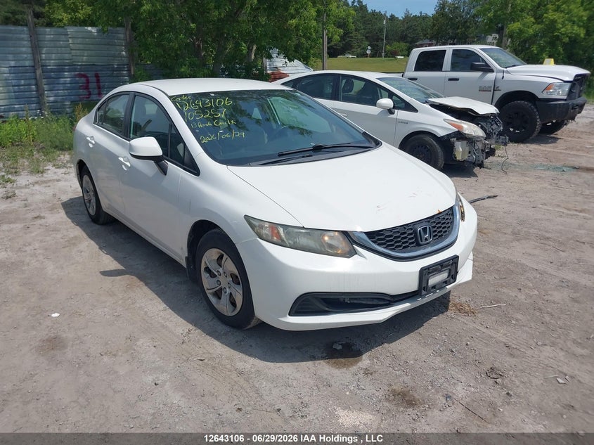 Vin: 2hgfb2f45dh105257, lot: 3044218, honda civic lx 2013 img_1