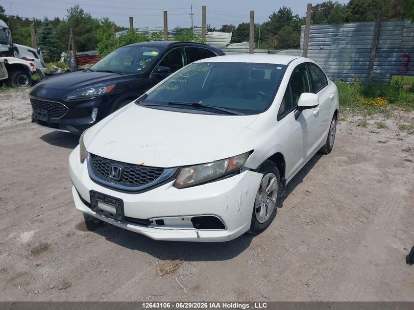 Vin: 2hgfb2f45dh105257, lot: 3044218, honda civic lx 20132