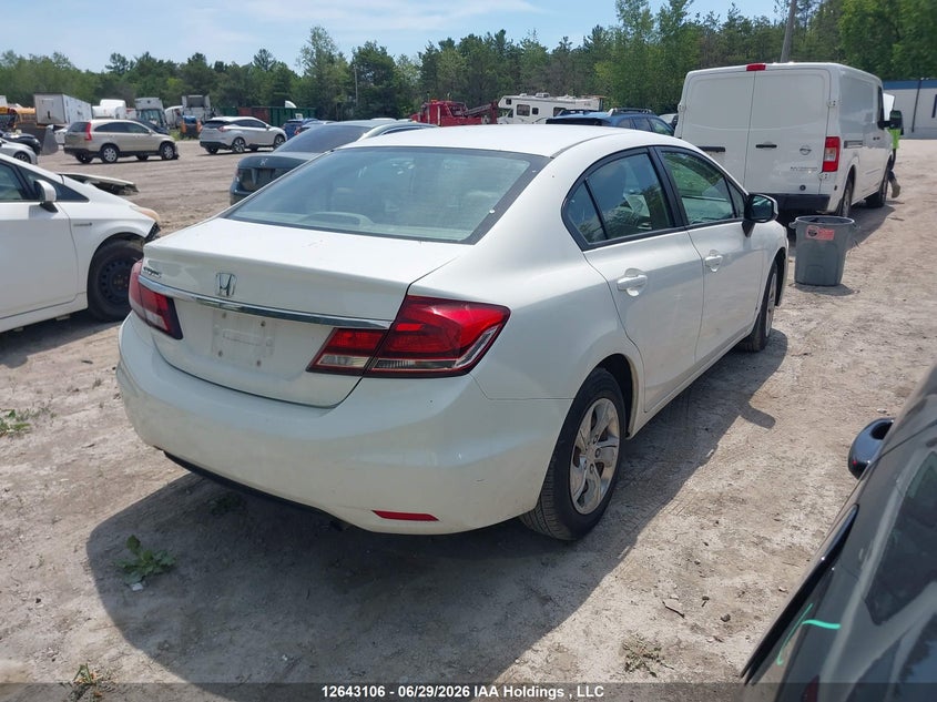 Vin: 2hgfb2f45dh105257, lot: 3044218, honda civic lx 20134