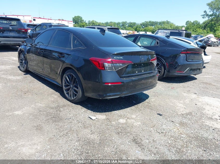 Vin: 2hgfe1f9xph000473, lot: 3044229, honda civic 20233