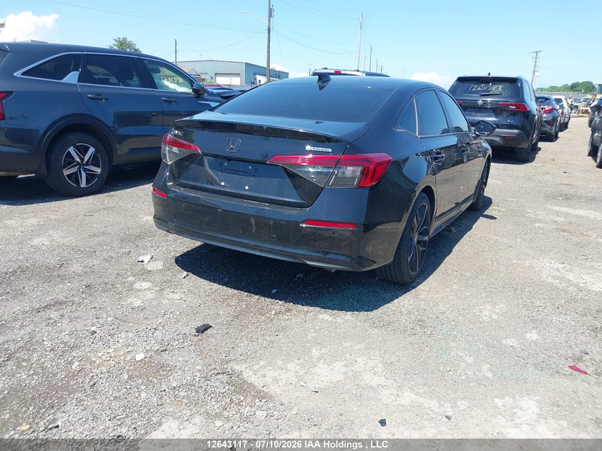 Vin: 2hgfe1f9xph000473, lot: 3044229, honda civic 20234
