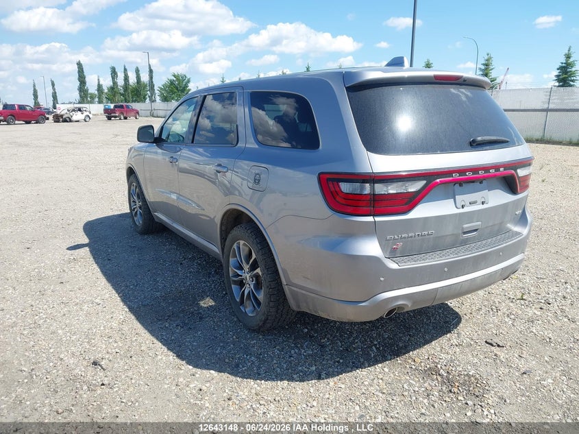 Vin: 1c4rdjdg1lc283407, lot: 3044266, dodge durango gt 20203