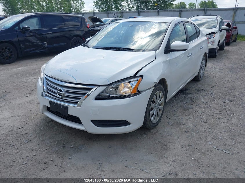 2015 Nissan Sentra, Удар спереди, IAAI, VIN 3N1AB7AP0FL640940 — фото 2