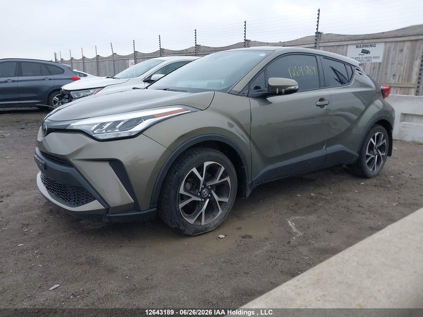 2021 Toyota C-Hr Xle/Le/Night Shade/Limited, Правый бок, IAAI, VIN JTNKHMBX7M1115323 — фото 2