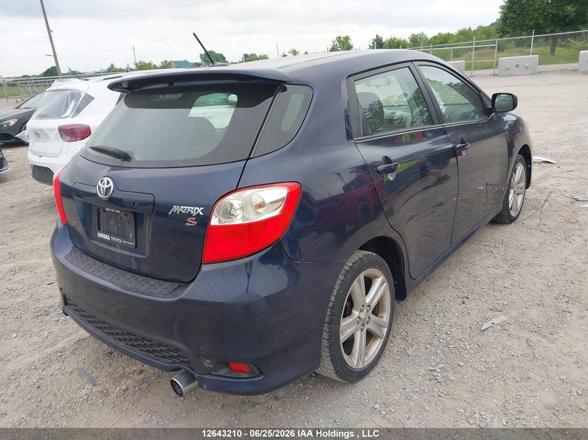 Vin: 2t1ku4ee3bc547894, lot: 3044331, toyota corolla matrix 20114