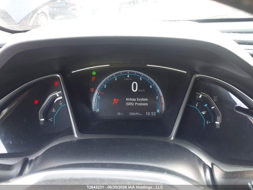 2020 HONDA CIVIC SEDAN 2.0L I-4 DOHC, VVT, 158HP