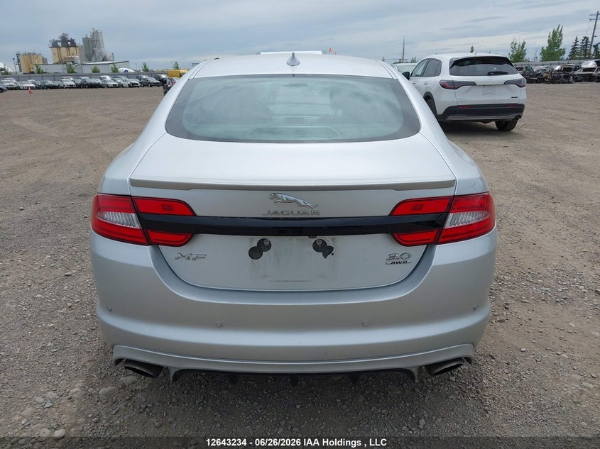 2015 JAGUAR XF SEDAN 3.0L V-6 DI, DOHC, VVT, SUPERCHARGER, 340HP