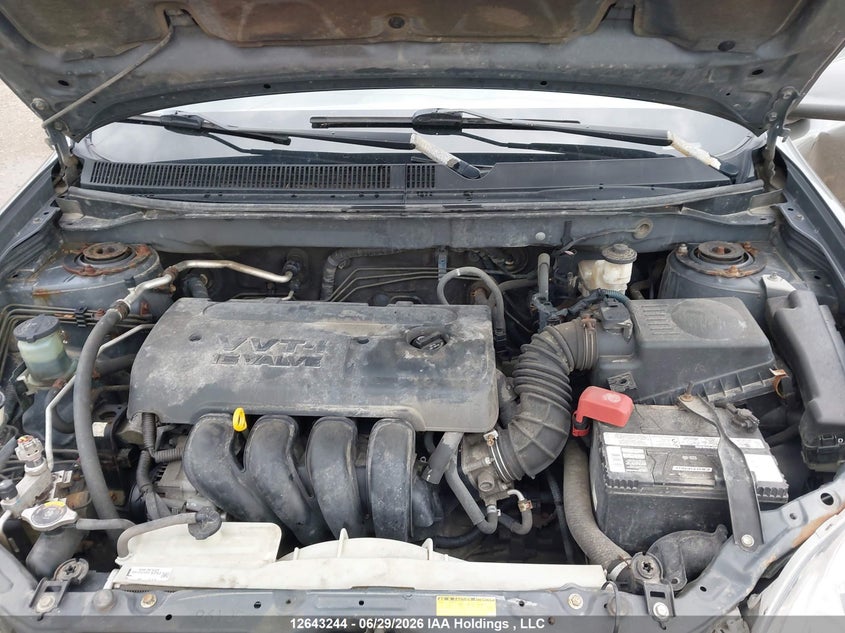 2008 TOYOTA MATRIX HATCHBACK 1.8L I-4 DOHC, VVT, 126HP