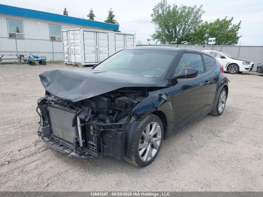 2016 Hyundai Veloster, Front, IAAI, VIN KMHTC6AD5GU297354 — photo 2