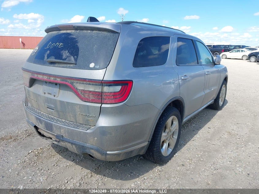 Vin: 1c4rdjdg0fc885560, lot: 3044370, dodge durango limited 20154