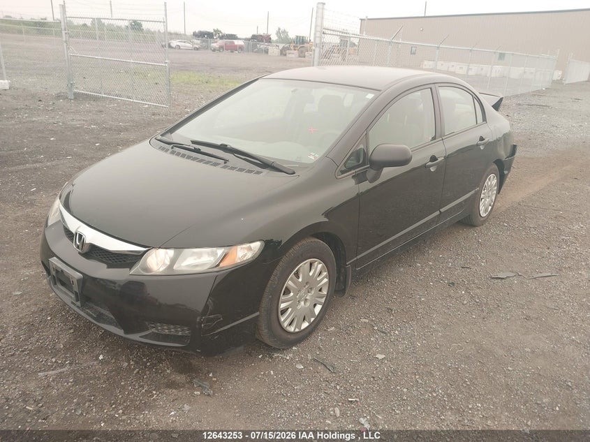 2009 Honda Civic, Удар ззаду, IAAI, VIN 2HGFA15259H109474 — фото 2